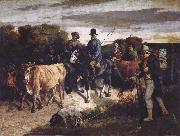 Gustave Courbet The Peasants of Flagey Returning from the Fair oil on canvas